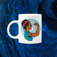 Staunch Sister w Background 11oz Ceramic Mug