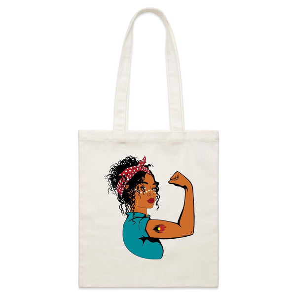 Staunch Sister Parcel Canvas Tote Bag