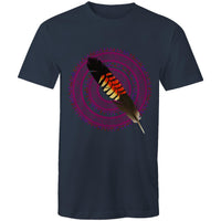 Black Cockatoo Feather Mulberry UNISEX T-Shirt