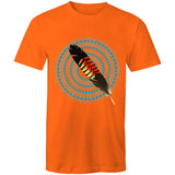 Black Cockatoo Feather Turquoise UNISEX T-Shirt